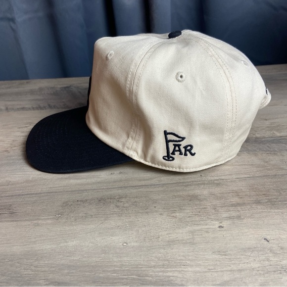 Black and Cream Adjustable Baseball Cap with 72, PAR hat - Picture 2 of 6